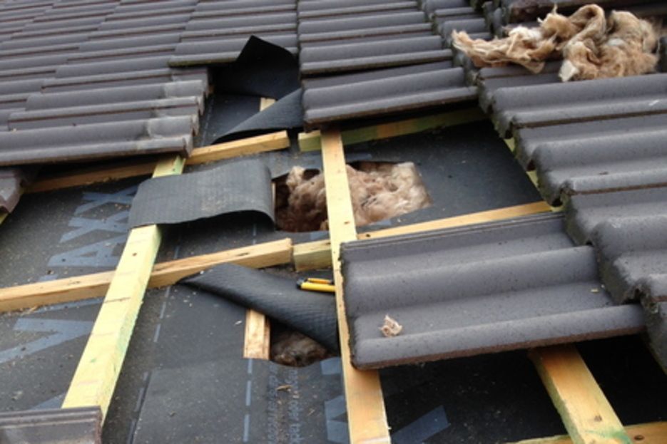 5. Saint Julien : Malfa�ons sur pose des lambourdes