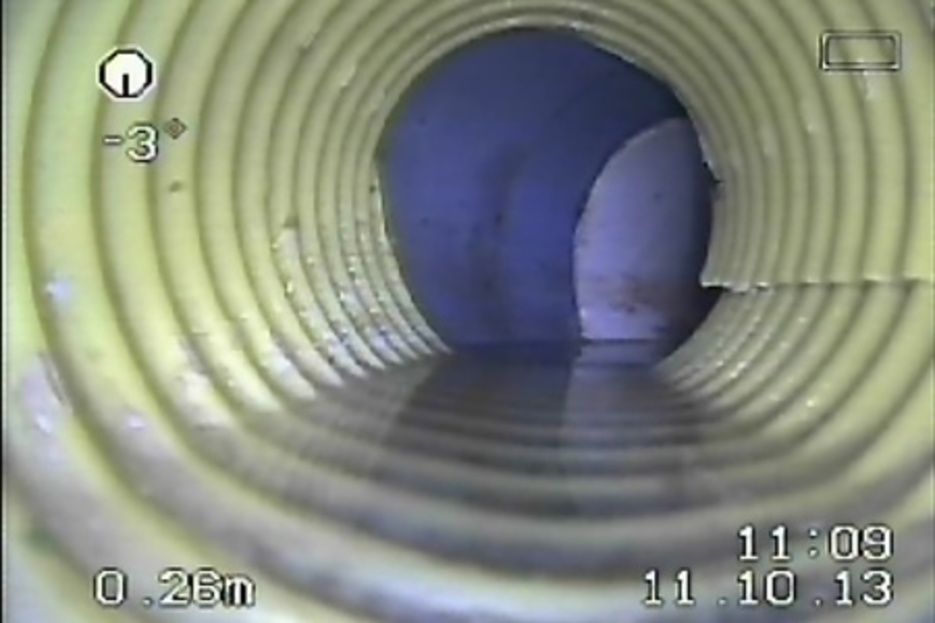 3. Saint Jean de Sixt : Malfaon sur rseau d'vacuation des eaux uses